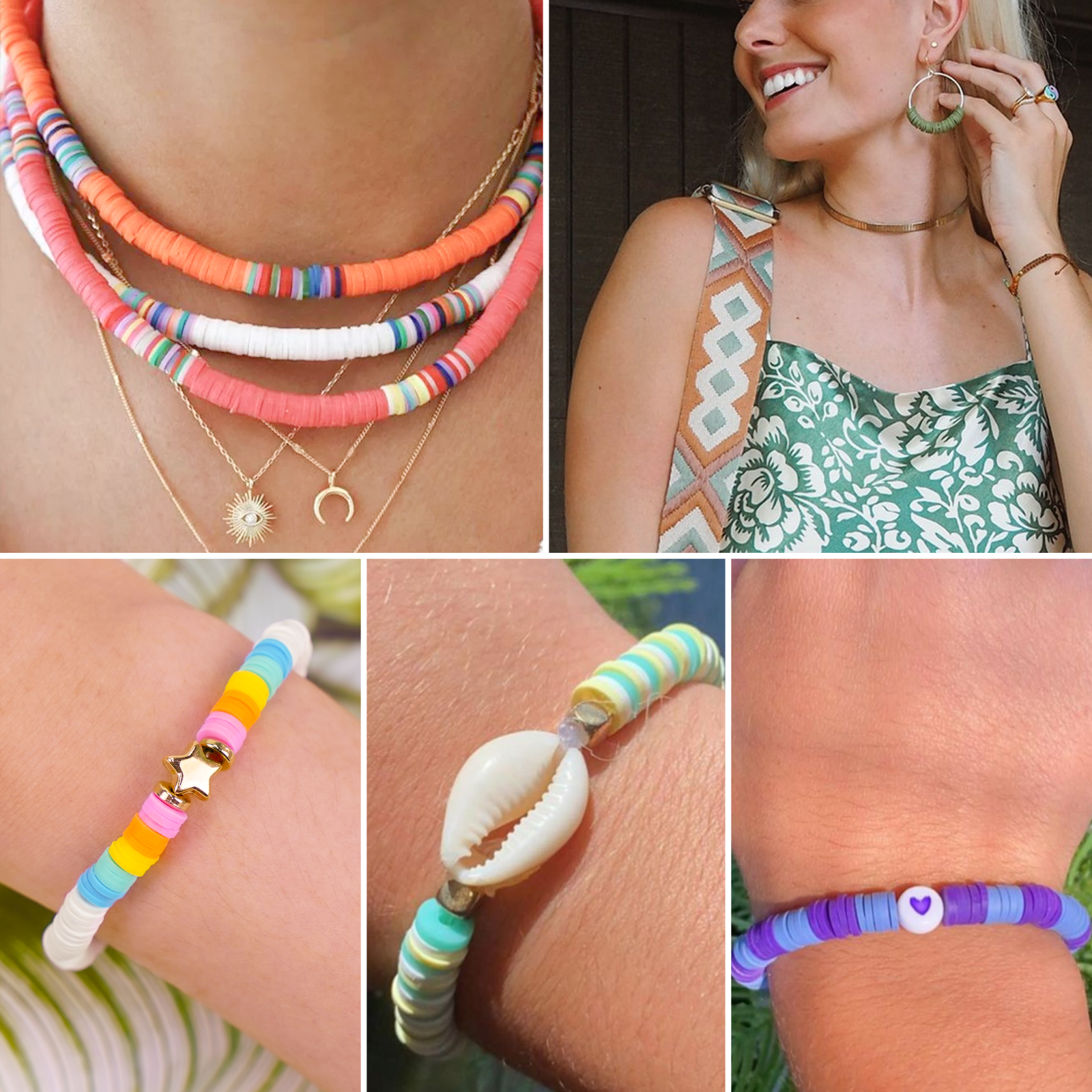 (UK) Gionlion 6000 Clay Beads Bracelet Making Kit