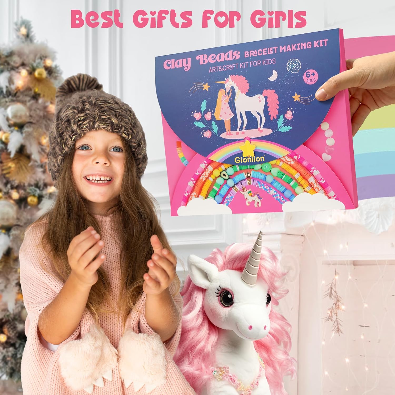Gionlion Girls Gifts Toys Bracelet Making Kit
