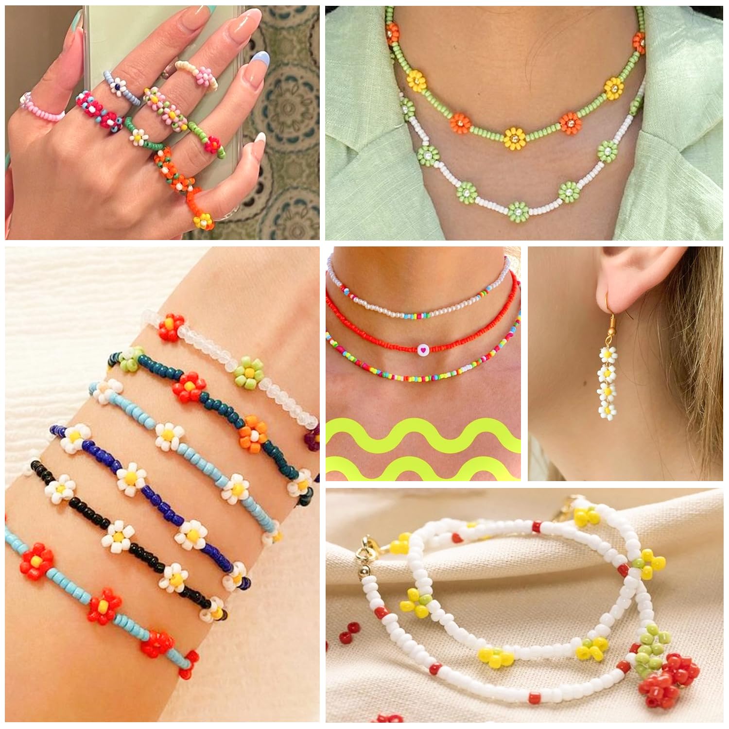 Gionlion Clay Beads Friendship Bracelet Making Kit,72 Colors Preppy Clay  Beads AZ Letter Beads Number Beads& Charms Kit Complete Friendship Jewelry